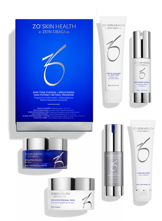 Skin Brightening Evening + Brightening High Potency Retinol Program