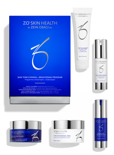 ZO Skin Health Skin Tone Evening + Brightening Program available at LuXe Concierge Aesthetics in Davie FL