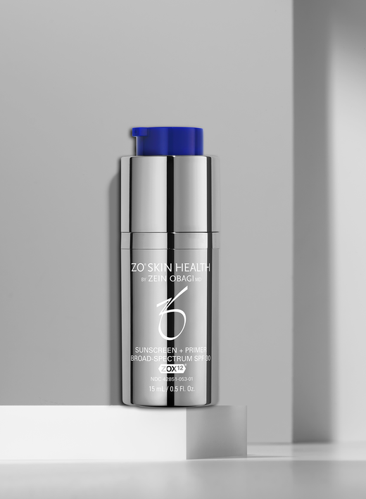 Sunscreen + Primer travel size on a silver background image number 2