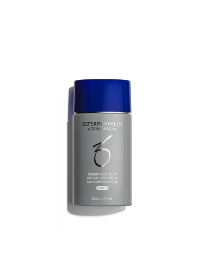 ZO Skin Health Sheer Fluid Tint SPF 45 available at LuXe Concierge Aesthetics in Davie FL