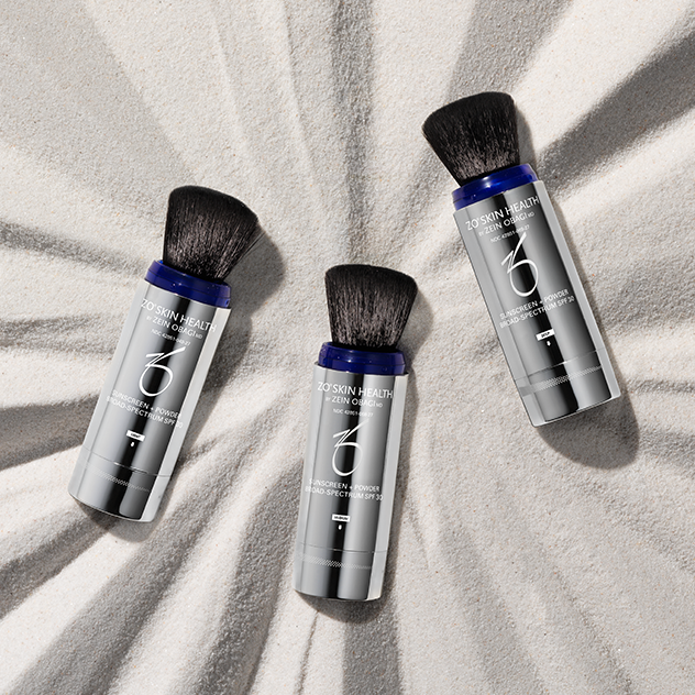 ZO&reg; Sunscreen + Powder on sand