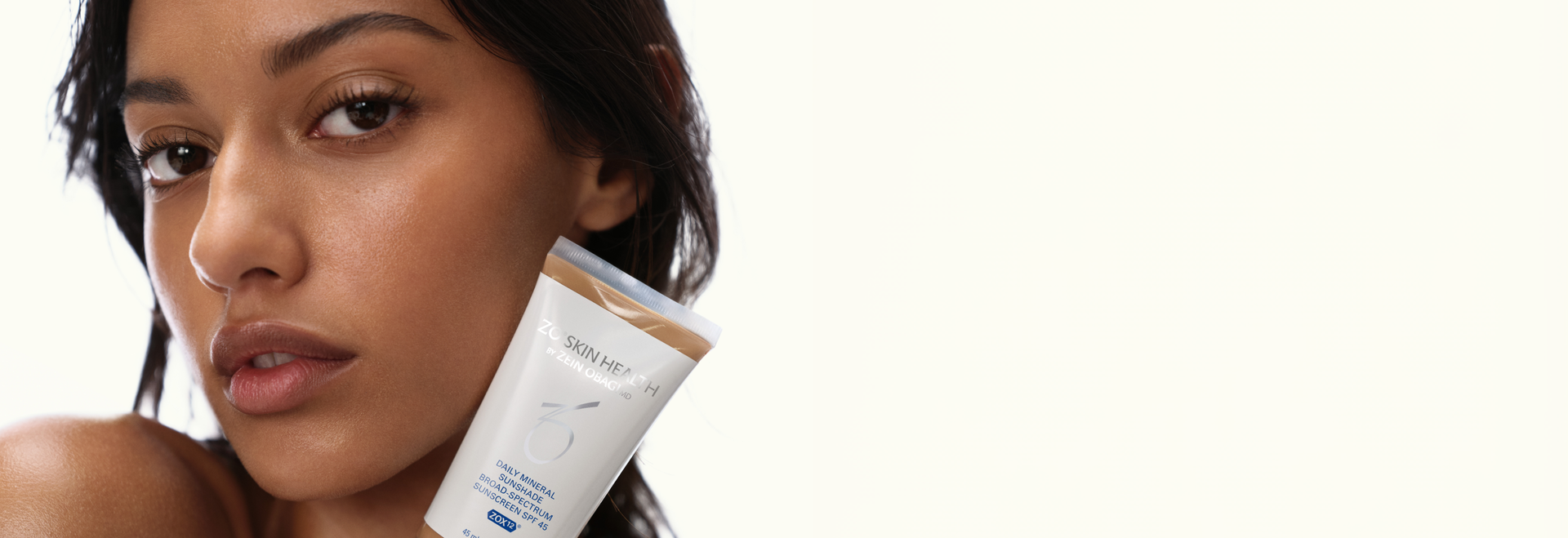ZO Skin Health sunscreen products including Daily Mineral Sunshade SPF 45 