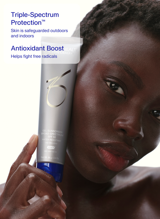 ZO Skin Health Gel Sunscreen SPF 50 water-resistant mineral sunscreen, benefits image number 3
